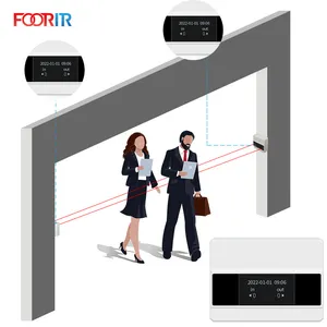 Foorir Perangkat Counter Pintu Ritel Counter Pintu Contador Infrared Penumpang Flow Counter 3M Selotip Dua Sisi atau Sekrup Tetap