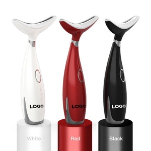 New Beauty Gadgets Rechargeable Facial <b>Light</b> <b>Therapy</b> Face Neck Lifting Massager With Heating and Vibration - Product Image 1