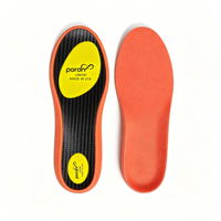 Semelles de performance en fibre de carbone pour le sport - Basketball, volley-ball, sports de raquette, course à pied et plus encore - Coursez plus vite, sautez plus haut Orange