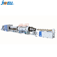 Le tuyau solide de mur de Jwell UPVC/PVC-C a utilisé l'extrudeuse à vendre l'extrudeuse en plastique