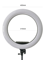 Lampu Ring Fill Light 18-Inci untuk Studio Video, Siaran Langsung, Konferensi Video - Pencahayaan Fotografi