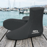 Aropec Sports Corp. SK-4D-3mmN/NRP Chaussures de Plongée et de Plage Unisexe en Néoprène avec Logo Personnalisé, Bottines Imperméables Durables, Chaussettes Taiwan