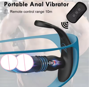 App-gesteuerter Prostata-Massager mit C-Ring, kabelloser Analvibrator, medizinischer Silikon-Butt-<span class=keywords><strong>Plug</strong></span> Sexspielzeug für Männer. - Product Image 3