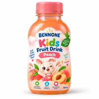 Natuurlijk Kinderen Sap Sprankelend Sap Echt Fruit Geen Kunstmatige Kleurstof Mini Fles Kinderen Fruitdrank Aangepaste Cartoon IP Verpakking