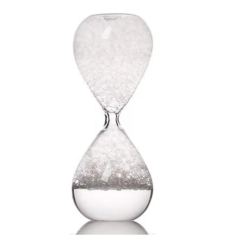 modern 1 min 45 minute colored oil dropper water toys liquid droplet sand timer hourglass