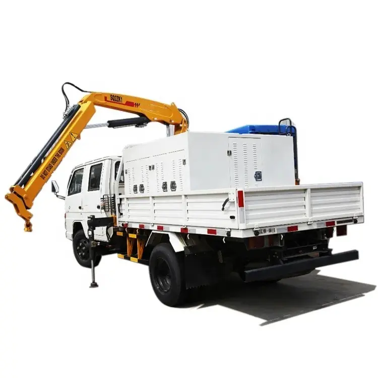 Equipamento de elevação de guindaste hidráulico SQ2ZK1 para caminhão, equipamento de elevação de guindaste de 2 toneladas, com melhor preço, em grande venda