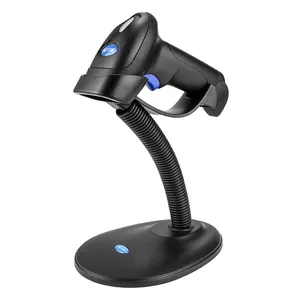 Wholesale scanner with stand-NETUM L8 Wireless 2D Barcode Scanner with Stand Automatic Sensing Scanning QR Bar code Reader PDF417 for mobile payment