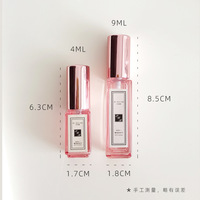 Flacon de parfum en verre blanc de haute qualité, gravé à l'acide, transparent, rechargeable, anti-fuite, 100 ml, vente en gros d'usine