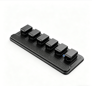 Organisateur de câbles magnétique auto-adhésif, enrouleur de fils, support de câbles pour bureau et voiture, clip de gestion de câbles - Product Image 1