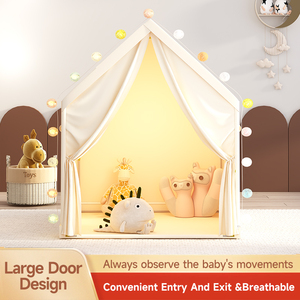 Vendite calde Princess House servizio personalizzato di grandi dimensioni Color crema per bambini sala giochi per interni letto <span class=keywords><strong>tenda</strong></span> <span class=keywords><strong>tenda</strong></span> per bambini - Product Image 4