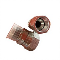 Adaptateur hydraulique droit en acier au carbone et acier inoxydable à performance stable, joint d'étanchéité haute performance