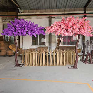 BL-AP16 Albero di Fiori in Acciaio Personalizzato, <span class=keywords><strong>Alberi</strong></span> di Ciliegio Artificiali Grandi Bianchi Rosa Verde Chiaro per Decorazioni Matrimoniali - Product Image 5