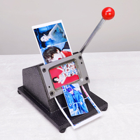 Machine à découper manuelle pour cartes de jeu de société 86*59mm R1, découpeuse de cartes d'anime en PVC