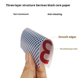 Cartas <span class=keywords><strong>de</strong></span> Póker Personalizables, Ecológicas, Duraderas, Resistentes al Agua, con Logotipo Personalizado, Código <span class=keywords><strong>de</strong></span> Barras para Casino - Product Image 4