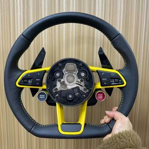 Volante con Botones de Encendido y Apagado y Marco Rojo para Audi B9 A3 A4 A5 S4 RS5 S3 S4 S5 <span class=keywords><strong>A6</strong></span> A7 A8 Q5 Q7 TT R8 S6 RS6 RS7 S7 B8 - Product Image 6