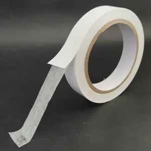 Super Strong Multi-Size Thin Solvent Double Sided Glue Craft Self Adhesive Tissue Paper Tape Roll