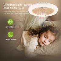 Ventilateur de plafond 2-en-1 avec variateur de vitesse et de luminosité, kit d'ampoule avec prise pour ventilateur et télécommande