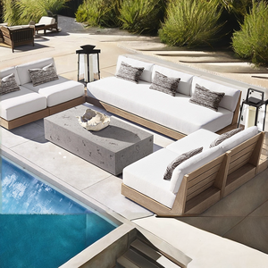 Luxury Teak Wood Outdoor Garden Set Patio Furniture for Villa Resort Hotels and Balconies for Courtyard Use - Product Image 1