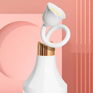 Новый дизайн настольная Светодиодная лампа для ногтей в форме лотоса портативная перезаряжаемая мини-Сушилка для ногтей Беспроводная отверждающая гель УФ-лампа для ногтей