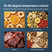 Déshydrateur alimentaire électrique 10 plateaux en acier inoxydable avec contrôle intelligent, minuterie numérique et séchage à air chaud, certifié CE, vente directe usine en gros