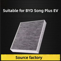 Filtre de climatisation de voiture en charbon actif de haute qualité pour BYD Song Plus EV, prix d'usine, accessoires automobiles