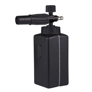 Canon à mousse antirouille entièrement noir Machine de lavage de voiture à vapeur à <span class=keywords><strong>haute</strong></span> <span class=keywords><strong>pression</strong></span> Nettoyeur de voiture Lance à mousse de neige à grande bouche - Product Image 2