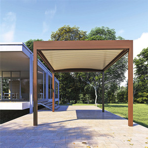 Sistema de techo de aluminio impermeable, Gazebo, Louvered, persiana bioclimática de jardín, pérgola, novedad - Product Image 4