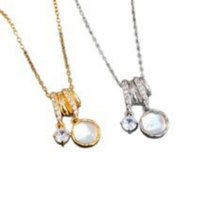 Nuevo Collar con Colgante de Acero Inoxidable de Alta Gama con Microincrustaciones de Zirconia para Mujer, Joyería Elegante y Versátil de Moda 2026 - Product Image 5