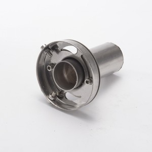 AUTOFAB- Silenciador de escape con punta redonda ajustable de acero inoxidable de 4.5 "Extraíble ajustable AF-XS45 - Product Image 5