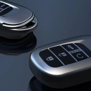 Honda Accord Civic HR-V CR-V için titanyum gri <span class=keywords><strong>Pilot</strong></span> spor SI EX EX-L 2 <span class=keywords><strong>3</strong></span> 4 5 düğme araba anahtarı durum kapak koruyucu - Product Image 6