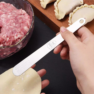 Stainless Steel Dumpling Filling Spoon 304 Metal Mixing Tool For Wonton Making - Product Image 3