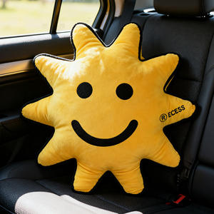 Coussin de dossier de canapé en peluche super doux et lavable, oreiller de siège mignon en peluche, rembourrage en coton PP, jouets en peluche à câliner - Product Image 2