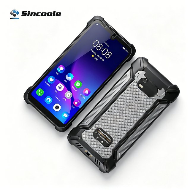 Dual 4G LTE Handheld Smart Terminal 5.7 Inch Android 13 2D Barcode Scanner Industrial IP68 Waterproof PDA in Stock
