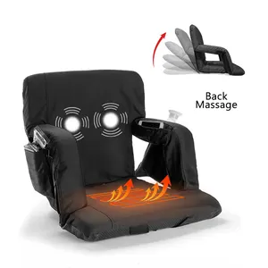 Portable Foldable Heated Massage Stadium Seats Football Sports Stadium Chair for Outdoor Use