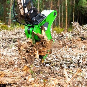 Cisaille à souches pour excavatrice, pour couper les racines des arbres après la déforestation, nettoyer les souches d'arbres en bois - Product Image 5