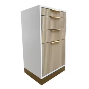 Wholesale Price Modern Metal Frame Hair Layer Cart With Dryer Holders <b>Beauty</b> Barber Salon <b>Trolley</b> - Product Image 2