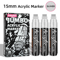 Marqueur acrylique à pointe large de 15 mm pour graffiti mural DIY, stylo de dessin POP pour affiches, très vendu