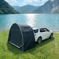 Carpa de Camping Plegable y Portátil para Exteriores, Conectable a la Puerta Trasera del Coche, Carpa Trasera para SUV