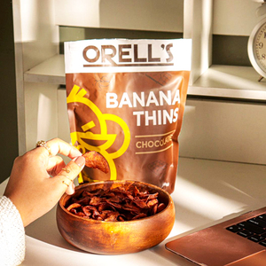 Premium Chocolate Banana Chips Glazed Banana Thins 200g Made in the Philippines - Product Image 1