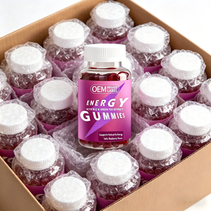 Gomitas Energéticas con Vitamina B12 para Adultos OEM |   Fórmula Personalizada de <span class=keywords><strong>Amino</strong></span>ácidos de Té Verde |   Marca Privada Vegana Natural Sin Gluten Bienestar Diario - Product Image 3