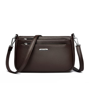 Bolso de Mano de Diseño Geométrico Vintage de Lujo con Cierre de Cremallera y Detalle de Remaches. Bolso de Mano Portátil de PU para Mujer, a la Moda - Product Image 5