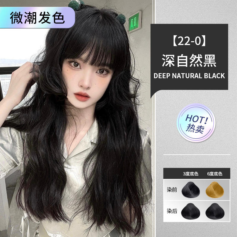 Noir naturel foncé (couvre les cheveux blancs)