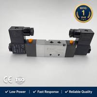 Válvula Neumática de Doble Solenoide de 5/3 Vías, Confiable, de Flujo Alto, Operada por Piloto, con Centro Cerrado, para Maquinaria de Embalaje de Uso Pesado