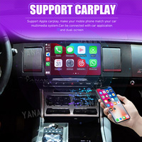 128GB Android Auto Stéréo GPS Navigation Multimédia Lecteur Vidéo Sans Fil Carplay Autoradio Pour Jaguar XF 2007-2015