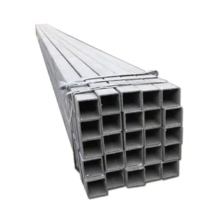 Q195 Q235 Black Painting Color Square Pipe Weight Steel Welded Square Hollow Section Iron Tube Size 40x40x2.5 Square tube