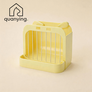 Mangeoire à foin pour <span class=keywords><strong>lapin</strong></span> 2-en-1, support à herbe anti-déversement, plateau amovible facile à nettoyer, conception à fixer sur <span class=keywords><strong>cage</strong></span> pour <span class=keywords><strong>lapin</strong></span>, cochon d'Inde, chinchilla - Product Image 1