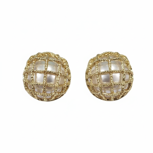 Mexican prugna misto Media oro placcato orecchini per le donne alla moda all'ingrosso gioielli di moda da indossare tutti i giorni - Product Image 2