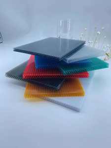 <span class=keywords><strong>Panneau</strong></span> en polycarbonate blanc <span class=keywords><strong>transparent</strong></span> à 3 couches en nid d'abeille personnalisé - Product Image 4