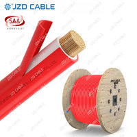 JZD SAA de un solo núcleo 110 ° Cable Elastómero C X-HF-110 LSZH 0.6/1kV, Cable de Cobre Flexible para Cableado Interno de Generadores Australianos