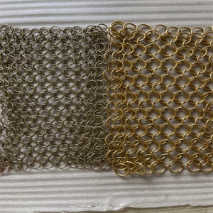 Cortina de Malla de Anillos de Acero Inoxidable de Forma Redonda de 1.2mm/1.5mm para Decoración de Hoteles - Product Image 3